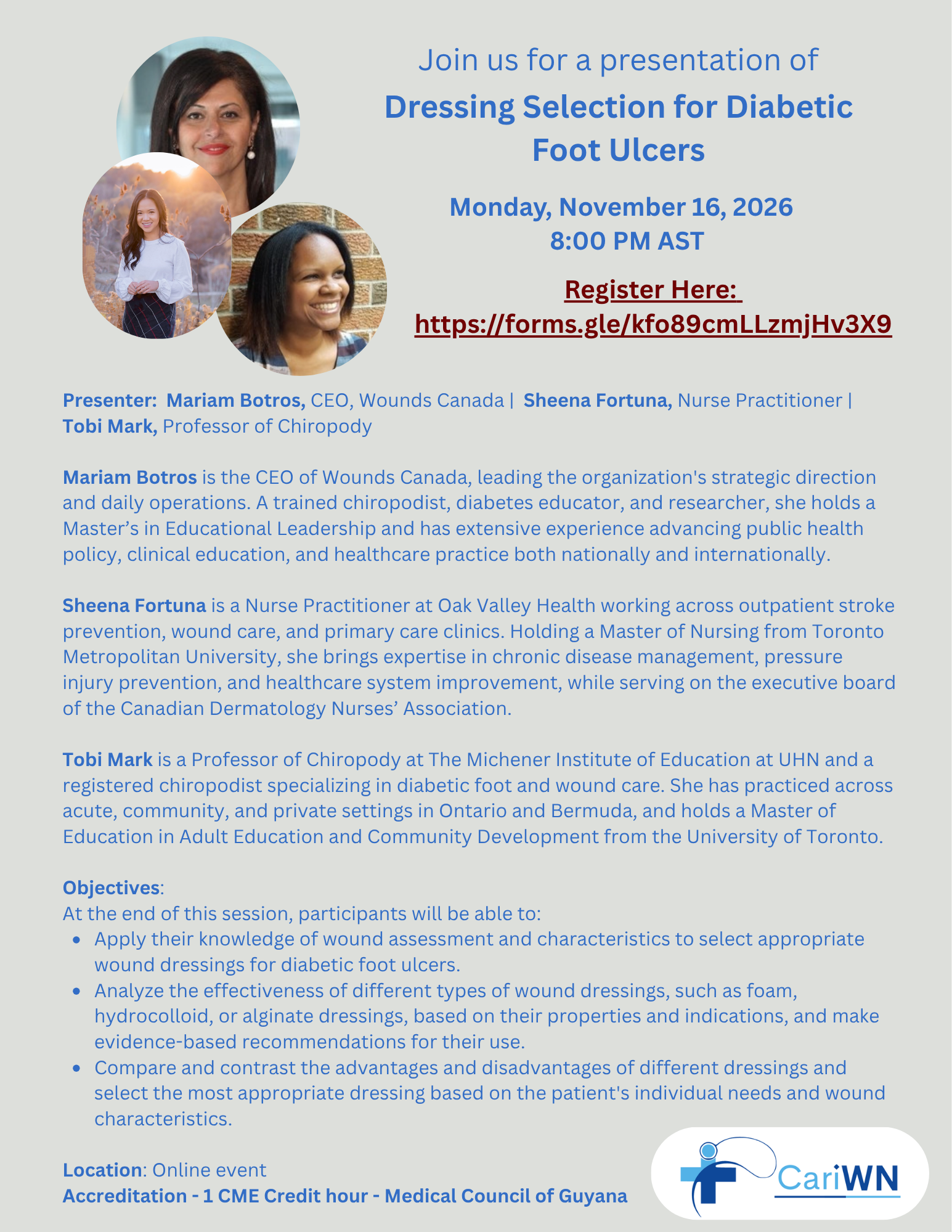 Webinar: Dressing Selection for Diabetic Foot Ulcers